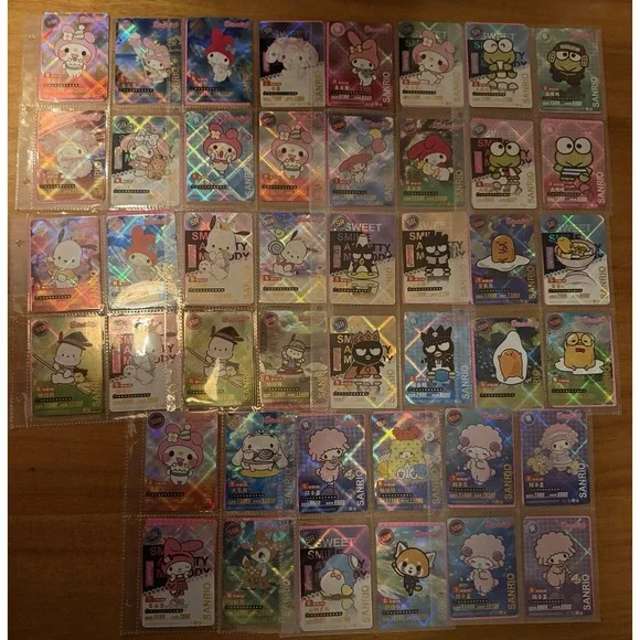 Various Sanrio, Hello Kitty, Kuromi And Others 209 Card Lot R SR SSR UR Binder - Picture 3 of 6